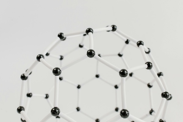 dome of connected rods and spheres