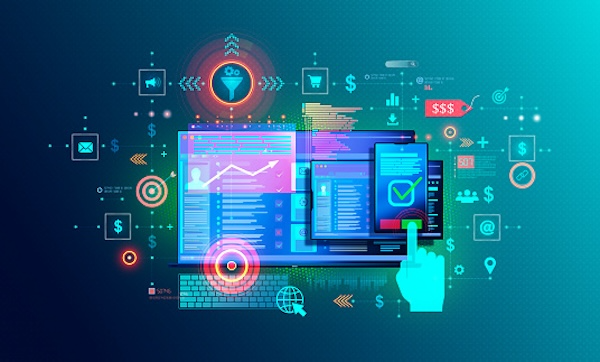 illustration of performance marketing dashboard