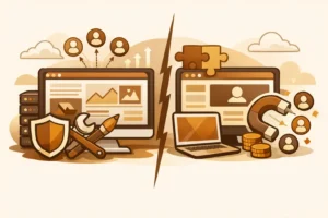 Custom Website vs Template Website for Leads